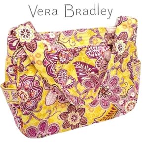 VERA BRADLEY floral magnet tote